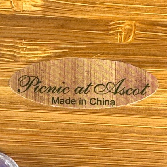 Upcycled “Picnic at Ascot” Charcuterie Board w/ Wide Mouth Ball Jars Decoupaged - Picture 7 of 12